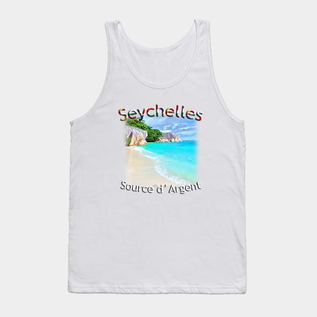 Seychelles - Anse Source d'Argent Tank Top by TouristMerch